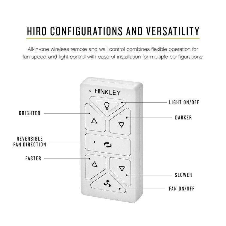 Hinkley Hiro Ceiling Fan Remotes & Wall Controls Wayfair